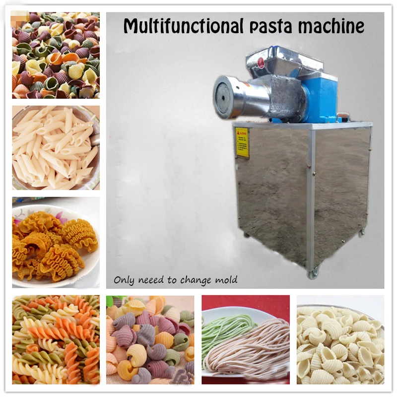 60 نوع صانعة النودلز التجارية ماكينة معكرونة المعالج البحر شل ماكينة الغذاء الدقيق معكرونيس قذيفة مقرمشة لفات