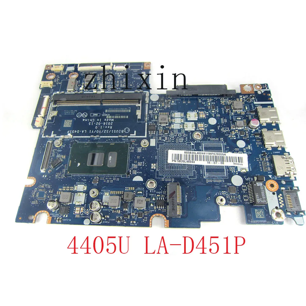 

yourui for Lenovo yoga Flex4-1470 510-14ISK laptop motherboard with Pentium 4405U CPU LA-D451P 5B20L46044 Motherboard full test