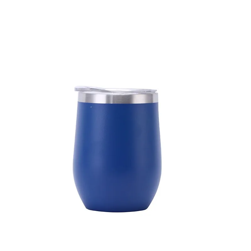 

eggshell glass, stainless steel hot cup with lid, beer hot cup, portable cup, 1PC, 12 oz, 360 ml