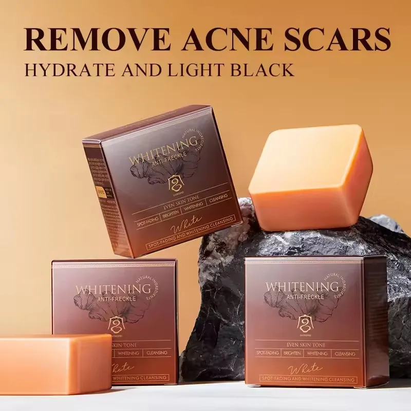 100g Kojic Acid Whitening Anti Freckle Soap Face Wash Foam Facial Cleanser Moisturizing Body Bathing Soap Korean Skin Care