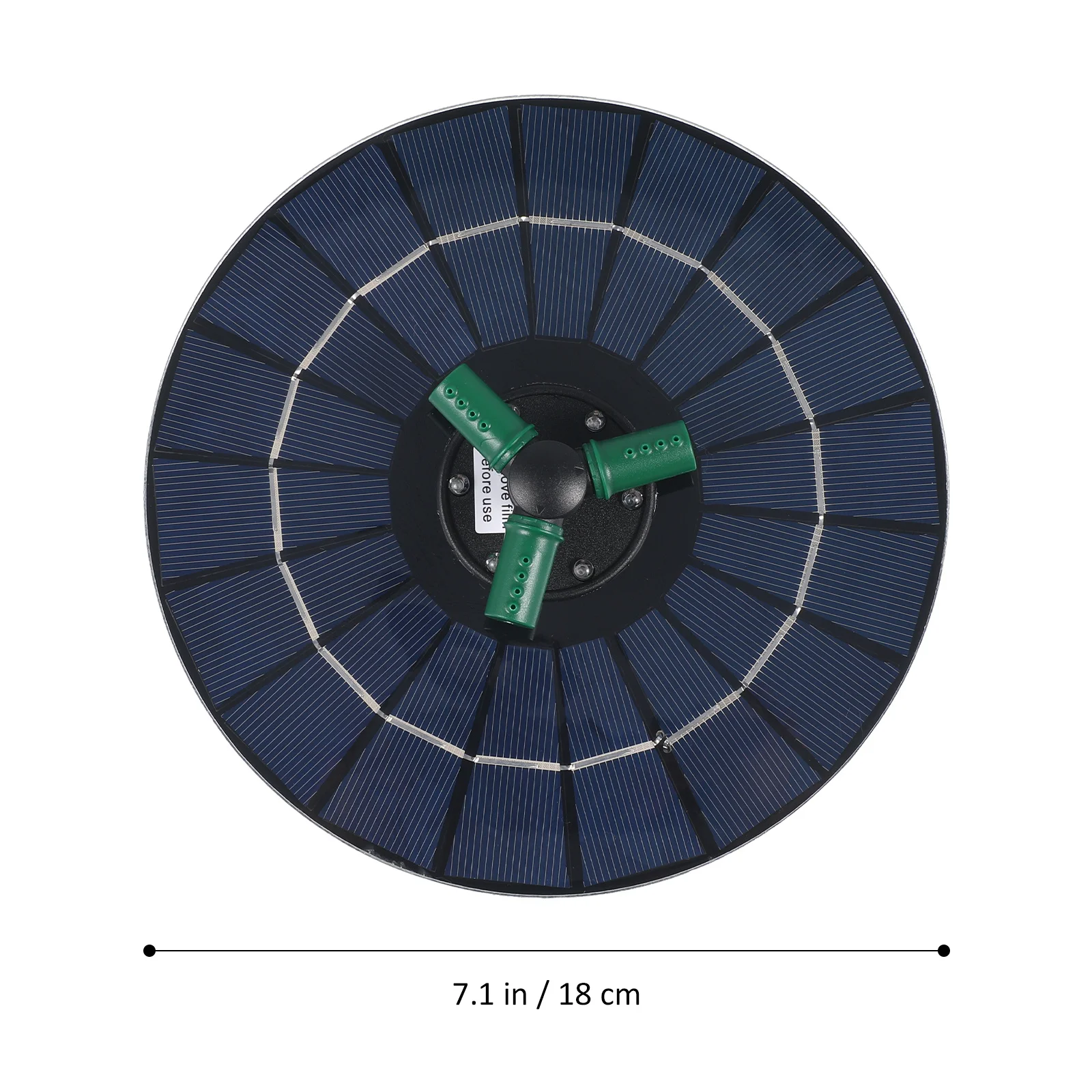

Solar Fountain Pump with Rgb Lights Solar Powered Floating Bird Bath Fountain for Garden Pond Outdoor Water Feature Decor