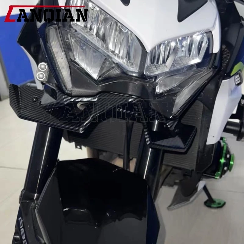 

Motorcycle Accessories Z900 2020-2025 Front Spoiler Winglet Aerodynamic Wing Spoiler For Kawasaki Z900 Z 900 2021 2022 2023 2024