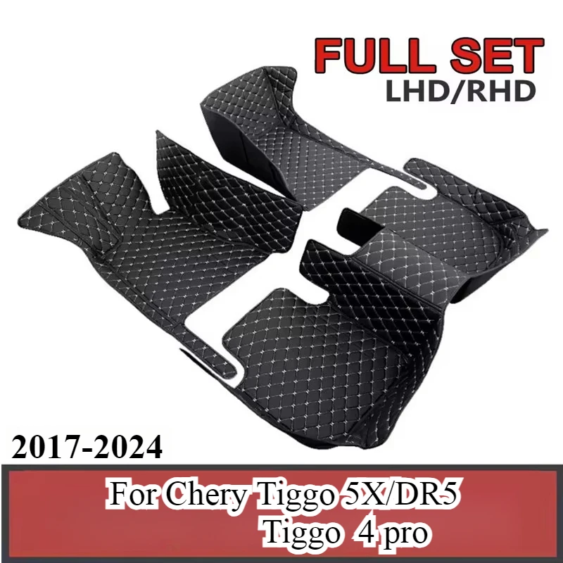 

Автомобильные коврики для Chery Tiggo 5X/Tiggo 4 pro/DR5 2017-2024 2023 2022 2021 20, пользовательские подушечки для ног, ковровое покрытие, аксессуары для интерьера