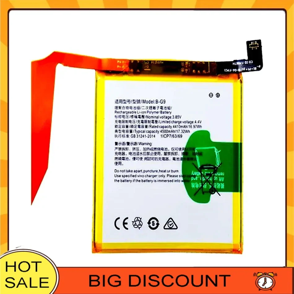 

For VIVO NEX 3 NEX3 3S NEX3 5G V1924A V1924T 1913 Mobile Phone Battery 4500mAh High Capacity