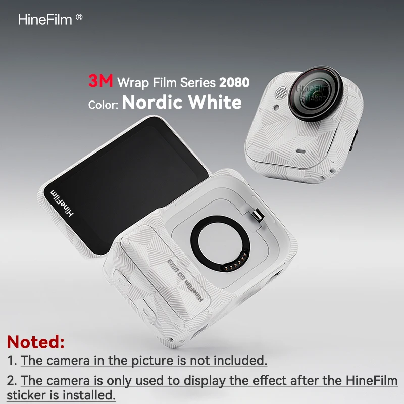 Hinefilm Skin for Insta360 GO Ultra Camera Decal Skins Wrap Cover goultra Camera Sticker Protector