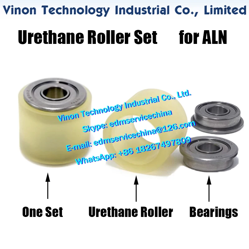 

Sodic ALN Urethane Roller Set with Bearing 2pcs for Sodic k ALN400 ALN600 machine Gun Roller
