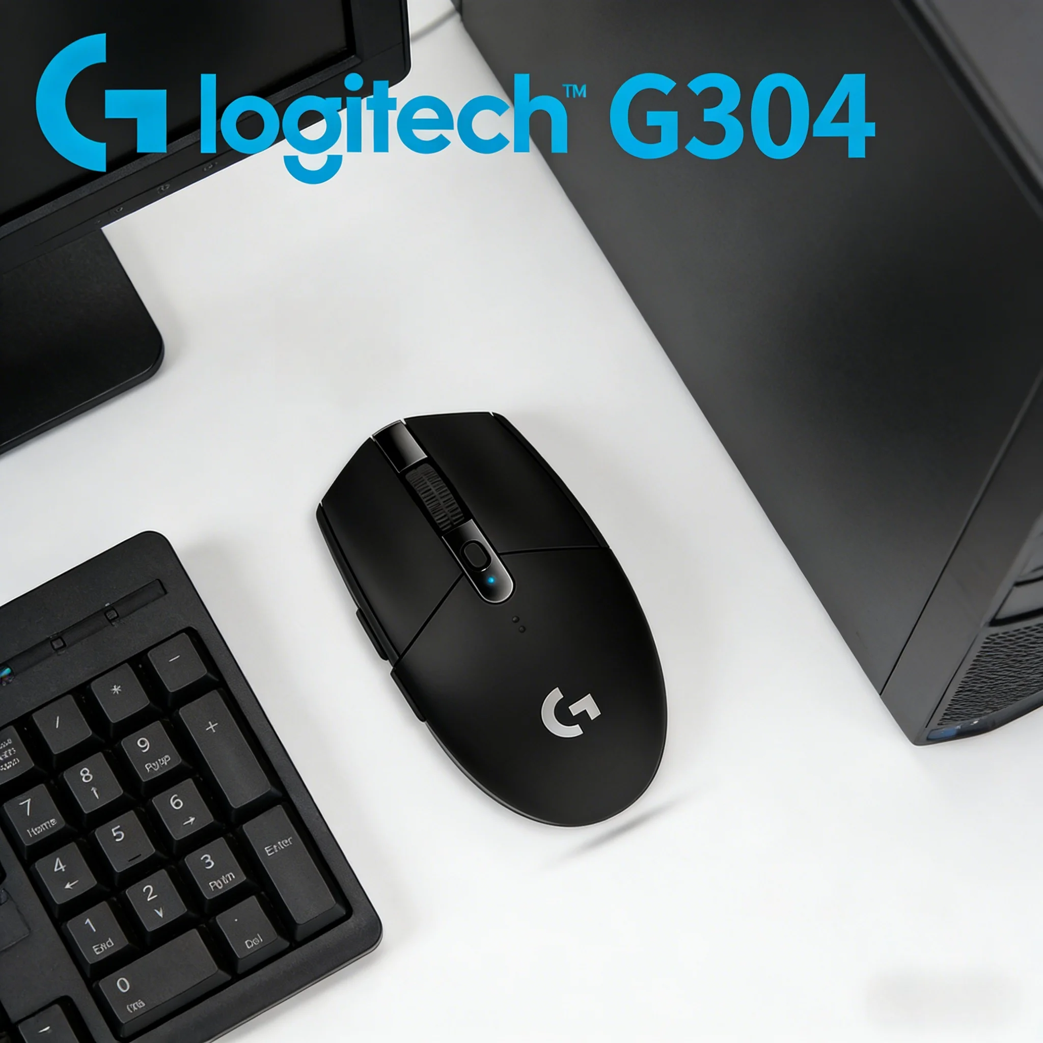 

Logitech G304 Wireless Gaming Mouse 12000 DPI Low Latency Lightspeed Ergonomic for FPS MOBA PC Gamer Laptop Desktop