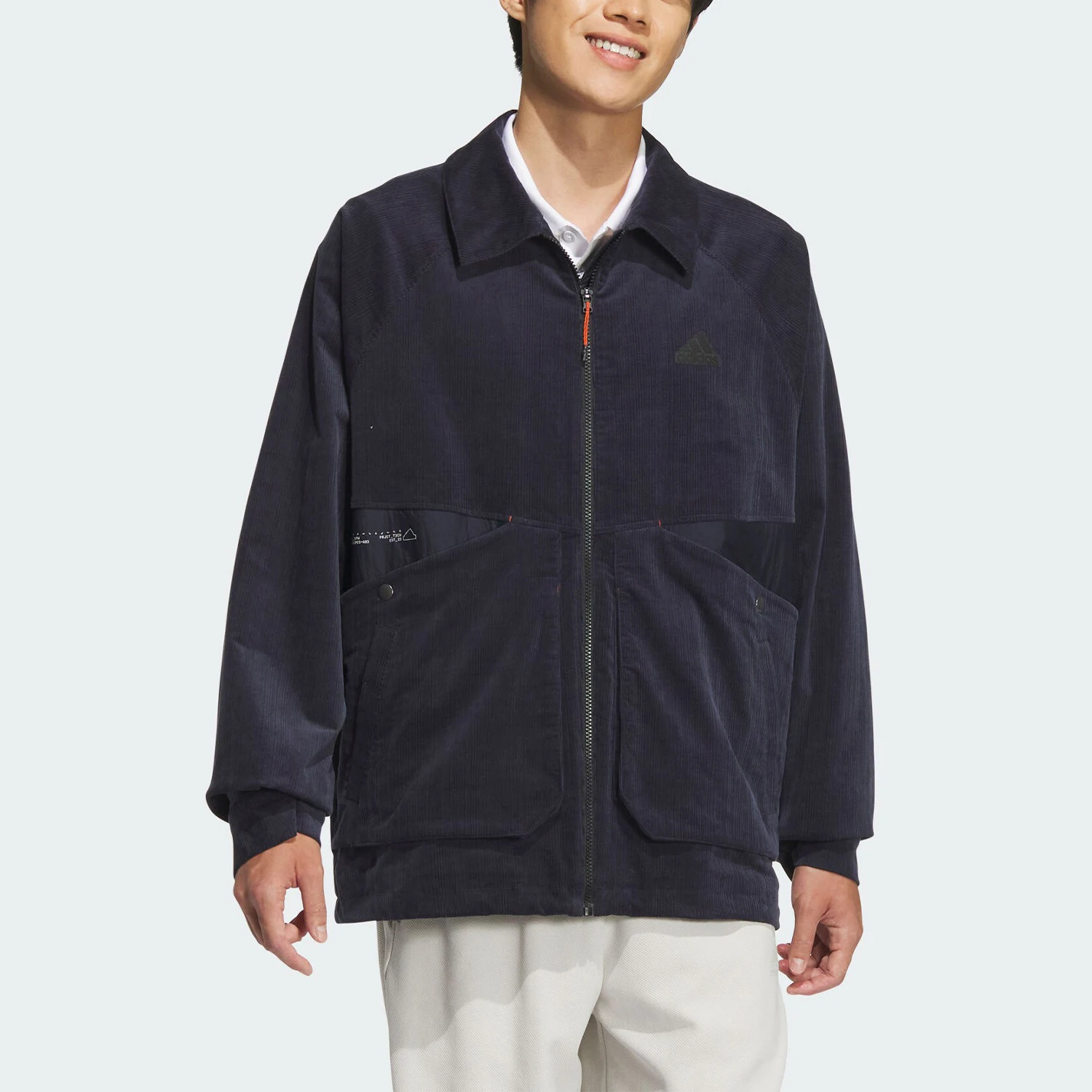 

Adidas Official New Men's Sporty Casual Lapel Jacket JI8686