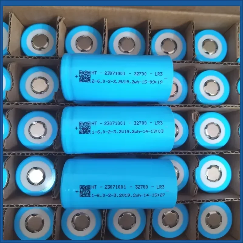 3.2V 32700 6000mAh 5C Power LiFePO4 Battery for Electric Vehicles Outdoor Energy Storage Fan Clothing Robots Video Recorders