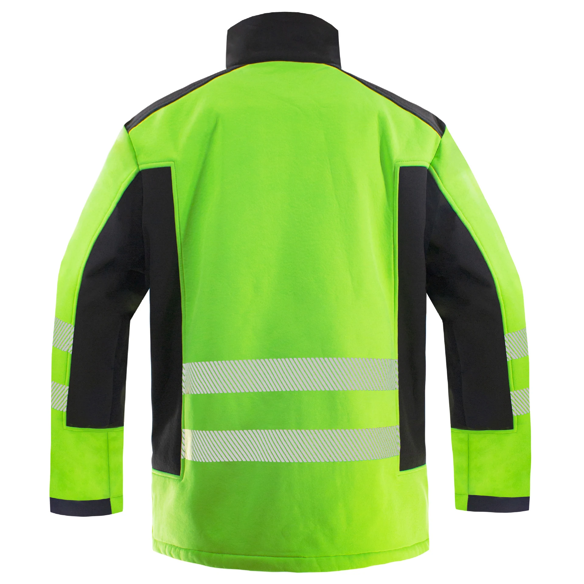 Inverno dos homens Softshell ciclismo jaqueta, térmica velo windbreaker, bicicleta Outerwear, alta visibilidade roupas, segurança terno reflexivo