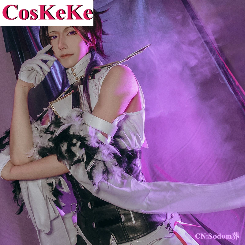 CosKeKe [Customized] Shu Yamino Cosplay Costume Anime VTuber NIJISANJI Handsome Fashion Combat Uniform Unisex Role Play Clothing