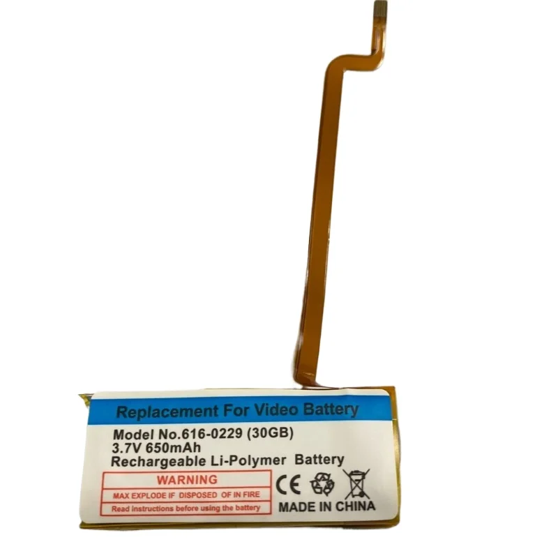 بطارية ليثيوم 750 مللي أمبير في الساعة 616-0229 Foripod 5th Gen Video 30gb و6th Gen Classic 80gb 120gb 7th Gen 160gb بطاريات قابلة للشحن #3
