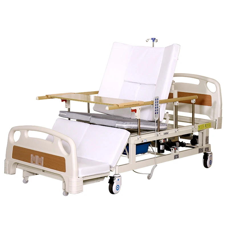 بيع المصنع مباشرة متعدد الوظائف للعناية المنزلية سرير المريض وظيفة الدوران الجانبي استخدام ABS الصلب