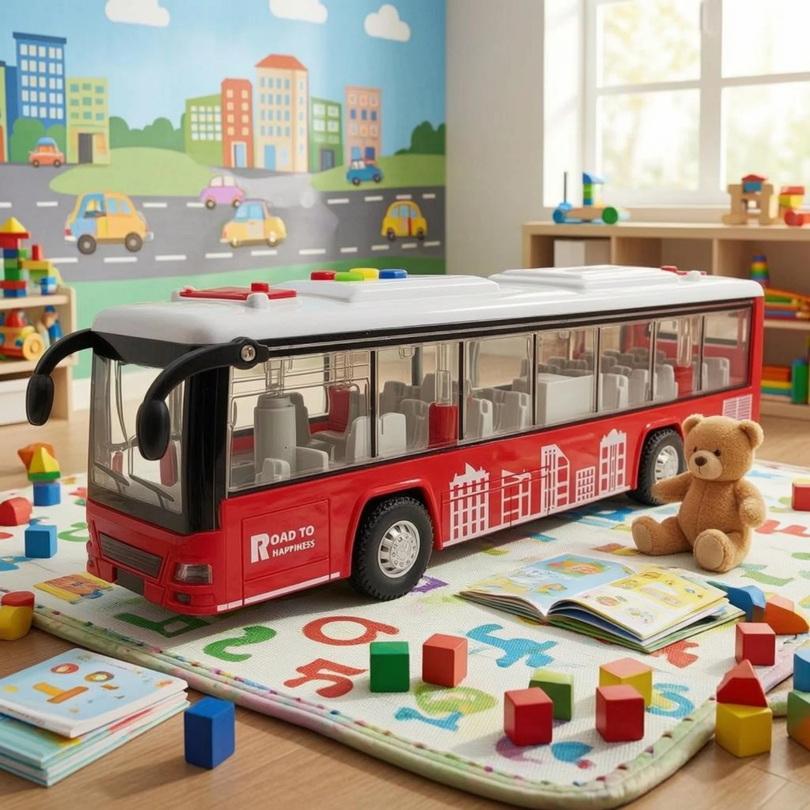 battery-powered-toy-bus-transparent-panes-city-bus-toy-play-vehicle-white-roof-button-details