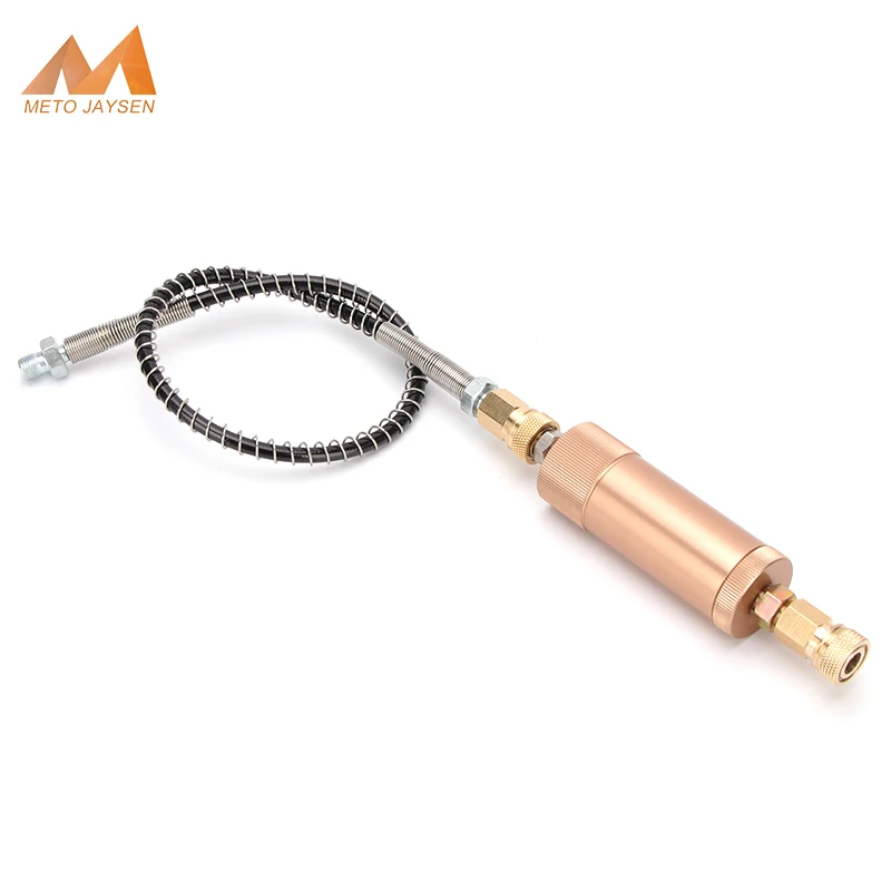 High Pressure Pump Filter M10 Thread 40Mpa Golden Water-Oil Separator Air Filtering 8MM Quick Connector 50CM Hose