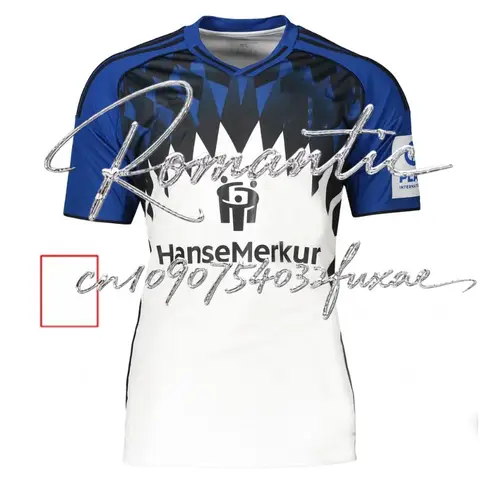 Hot HSV Collection Kit Jersey Short Sleeve 3Ds Football T-Shirt Youth Kids Outdoor Breathable Casual Soccer Sport Tops