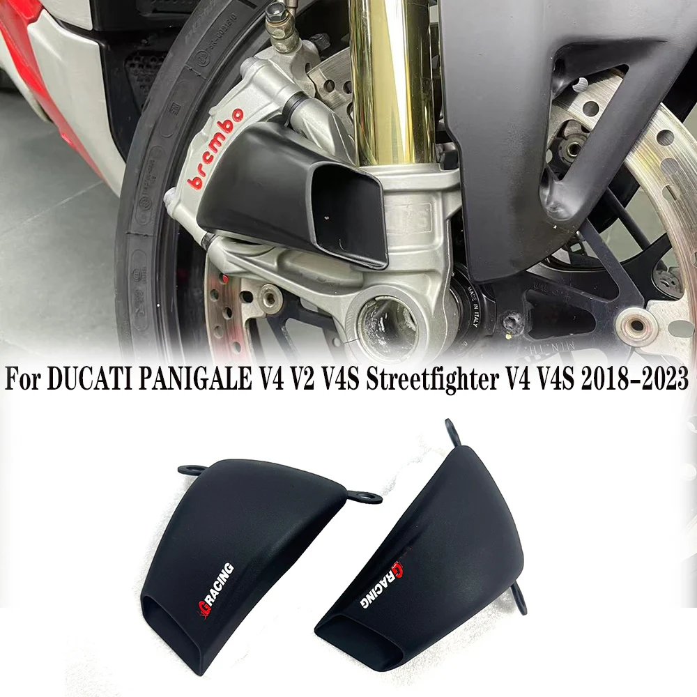 For DUCATI PANIGALE V4 S R Streetfighter V4 V4S Diavel V4 ABS Carbon Fiber Brake Caliper Radiator Covers Motorcycle Modified Par