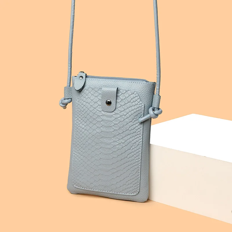 

2025 New Soft Phone Bag Women Mini Crossbody Versatile Coin Case Fashion Walk Purse