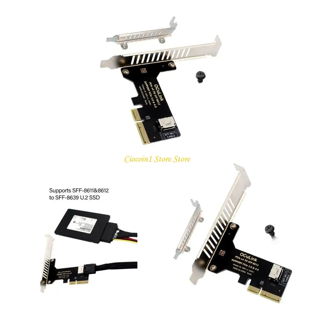 

A3PC Pcie To SFF-8611 SFF-8612 Expansion Card External Expansion Adapter Card