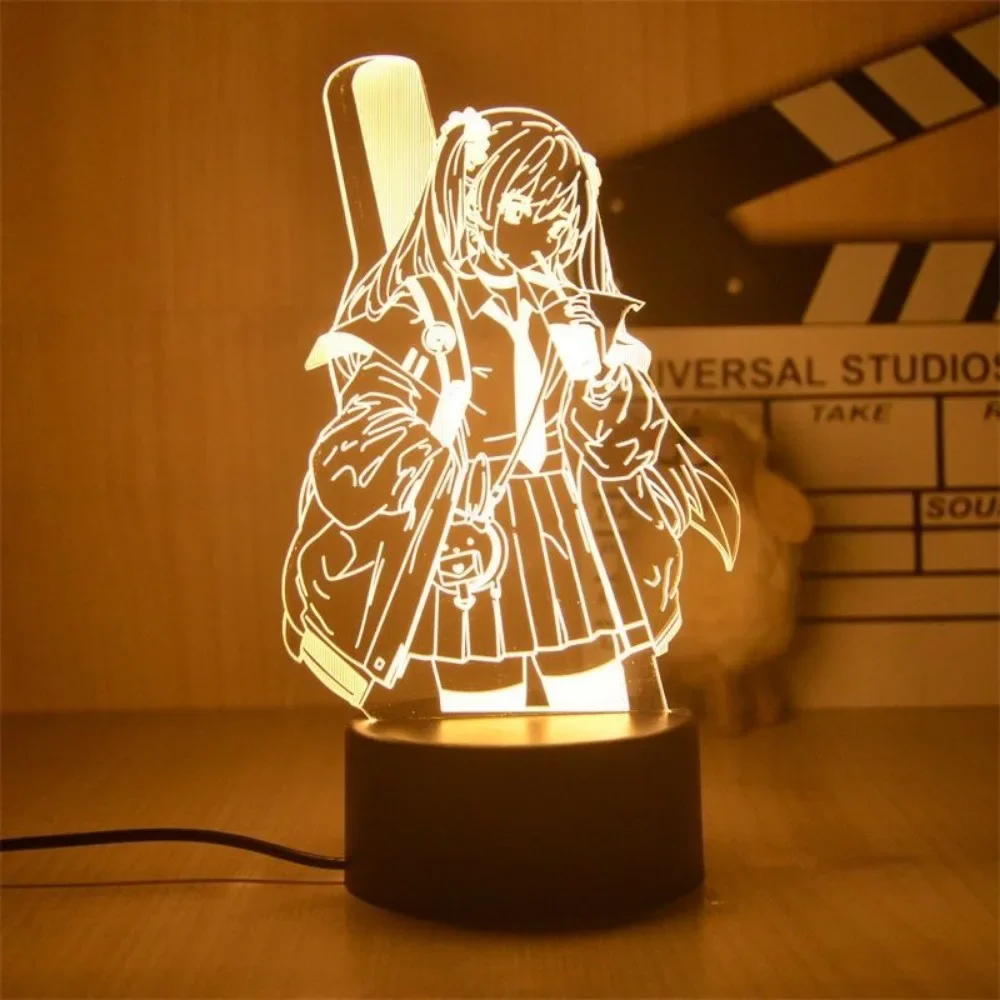 Hatsune Miku Anime Peripheral Cartoon Acrylic Furniture for Display Light Board Bedroom Decoration Night Lamp Festivals Gift