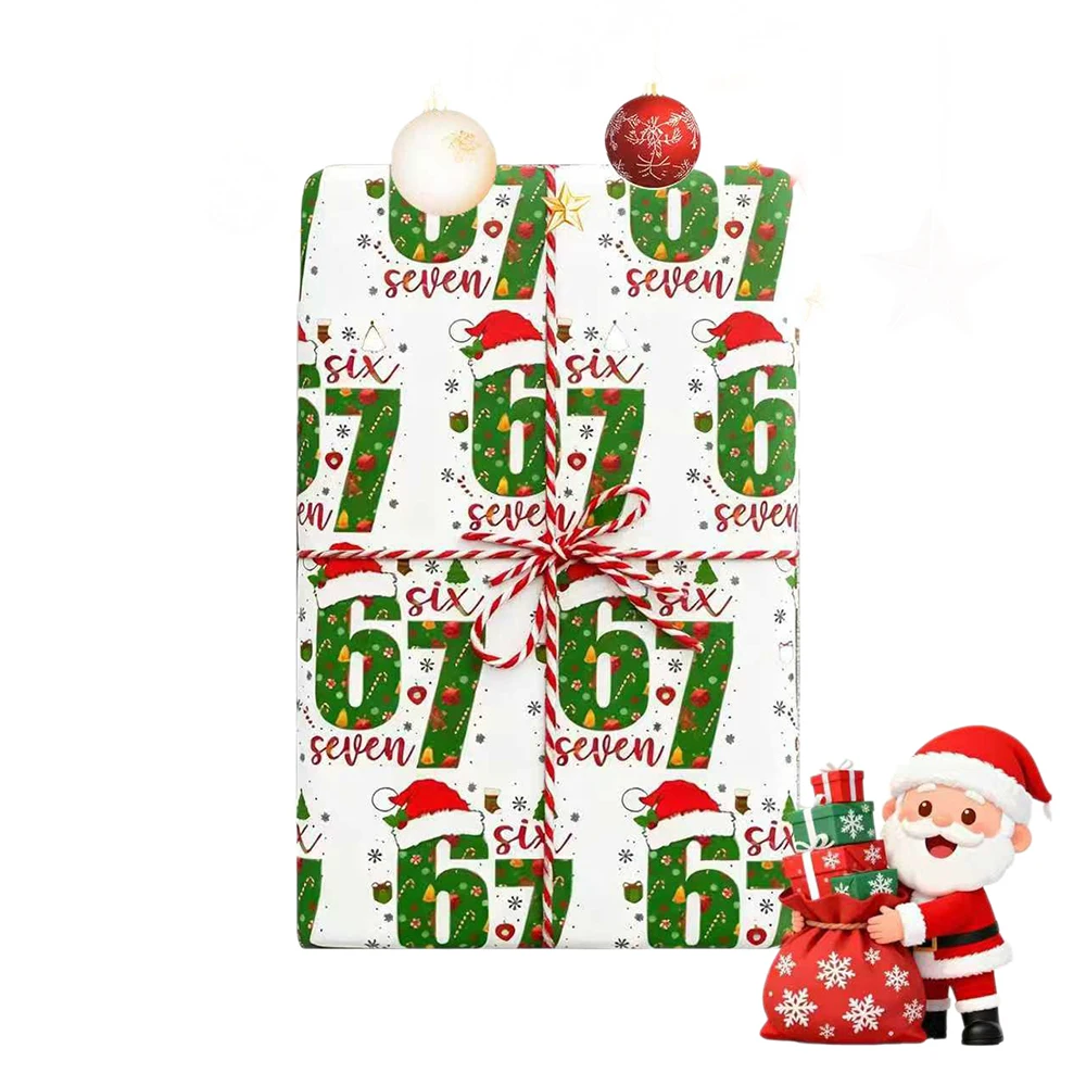67 Christmas Wrapping Paper Premium Christmas Paper Decorative Packing Paper Festive For Parties Birthdays Christmas