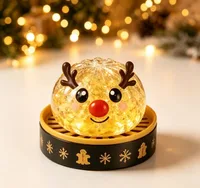 8.5CM Christmas Dumpling Squishy Snowman Elk Santa Claus Squeeze Toys with Box Stress Relief 2027 Happy New Year Christmas Gift