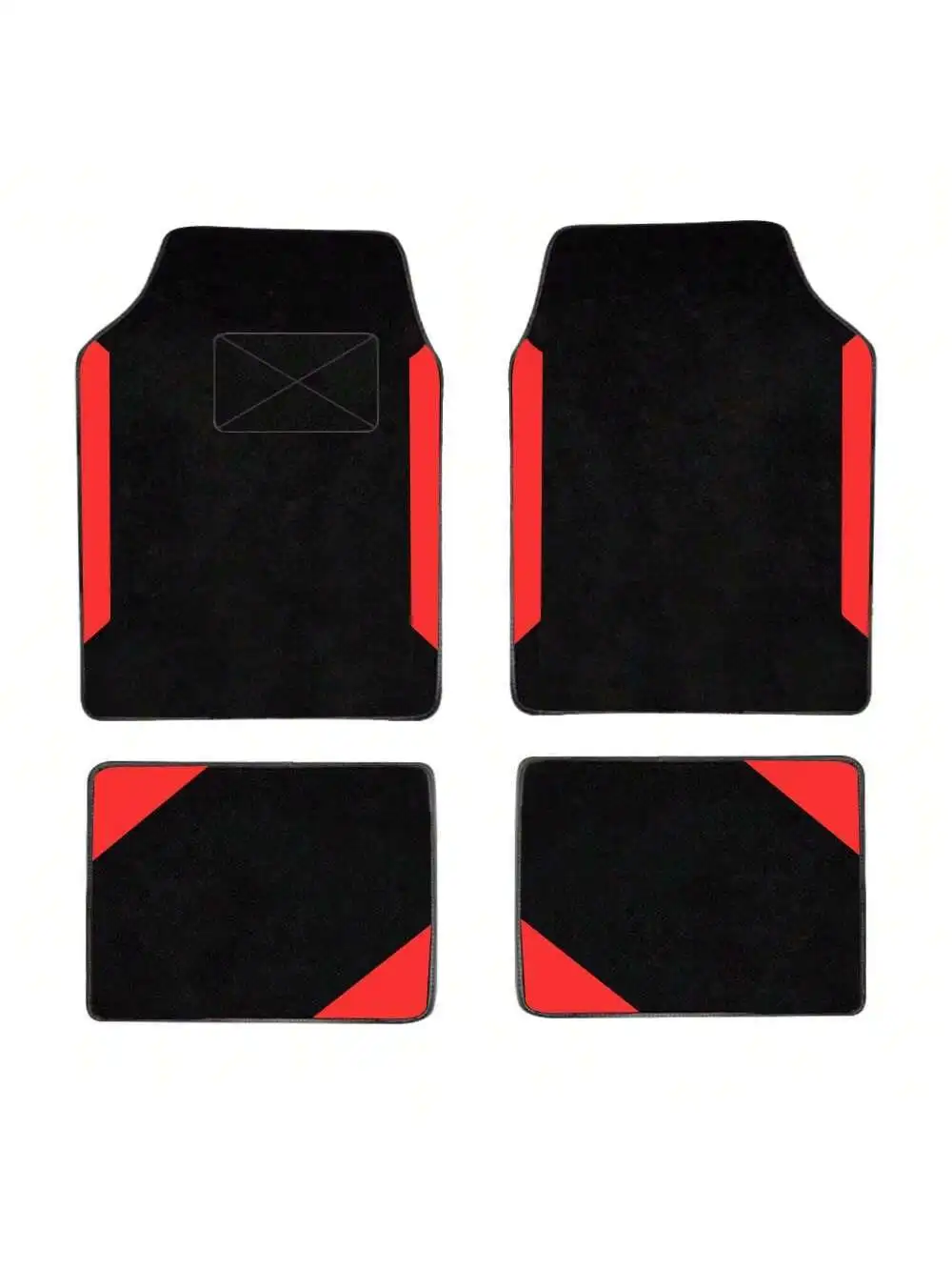 

4 шт. универсальных автомобильных ковриков, водонепроницаемые, для леворульных автомобилей, полный комплект.