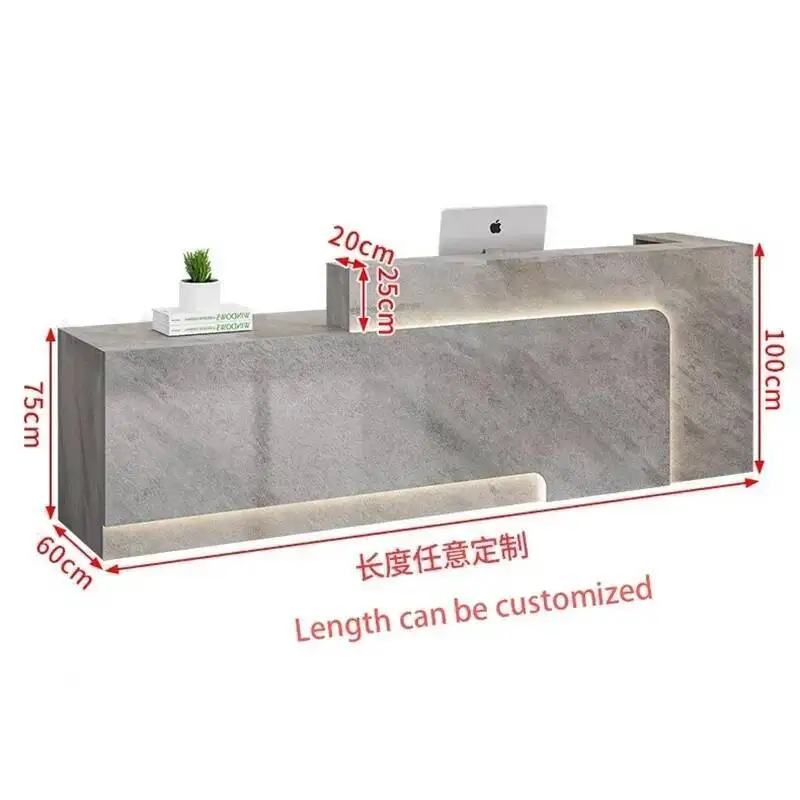 

Reception Office Salon Desks Luxury Beauty Podium Design Reception Desks Beauty Display Recepción Negocio Commercial Furniture