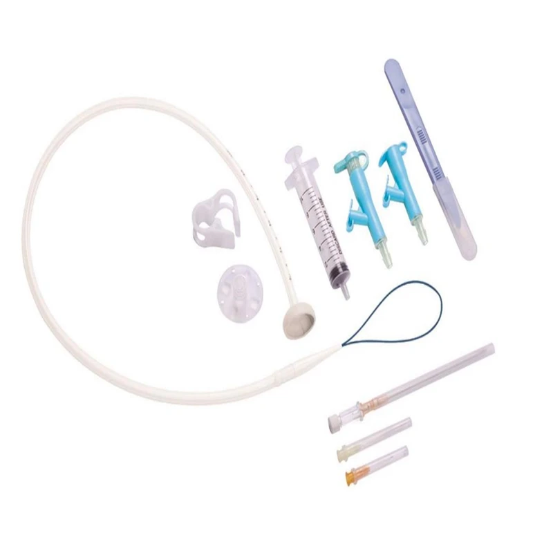 Medical Use Disposable Silicone Percutaneous Endoscopic Gastrostomy PEG Kit with CE Approved