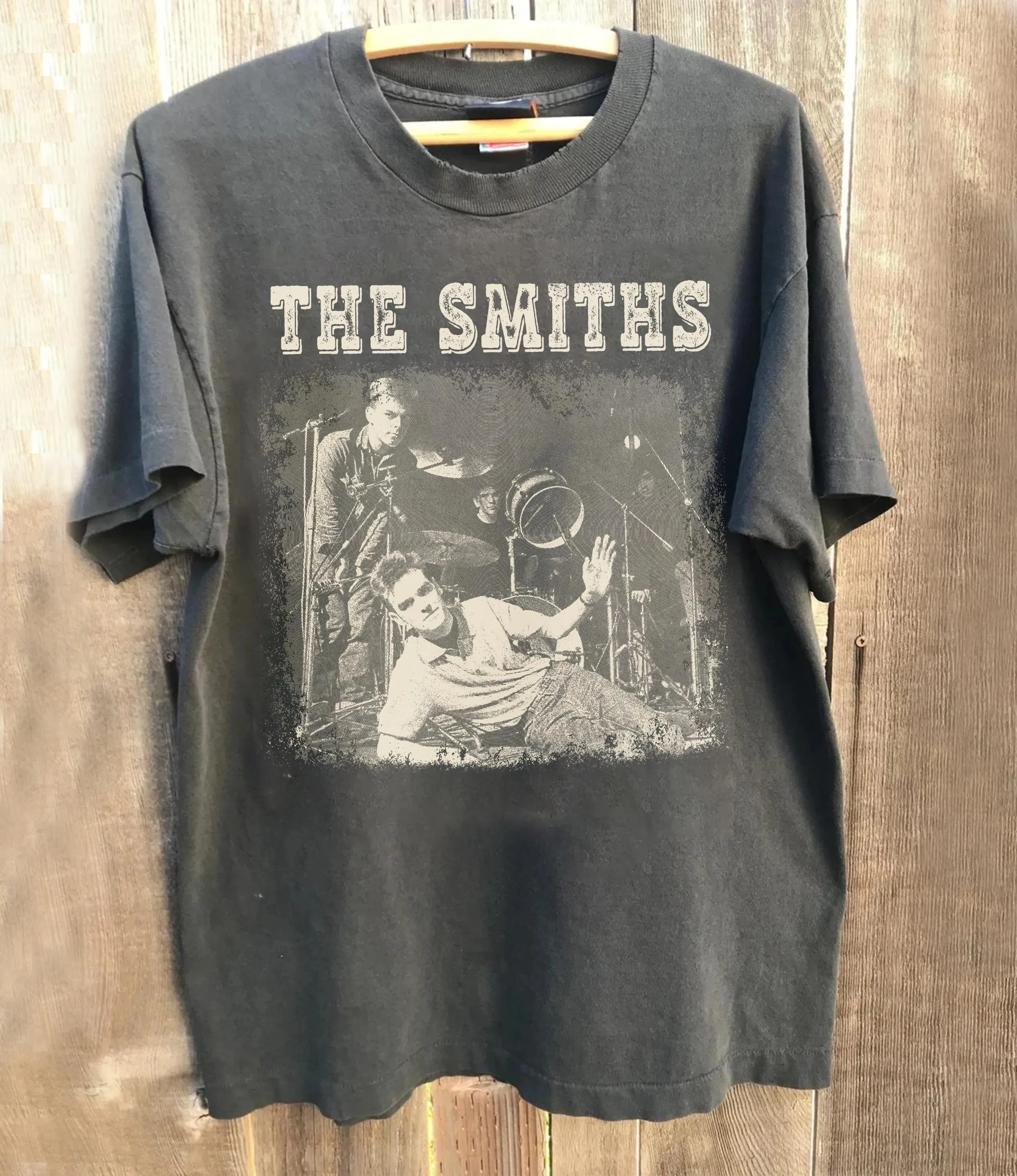 2026 Summer Women's Vintage The Smiths T-Shirt Unisex Cotton and Breathable Short Sleeve Oversized Loose Casual