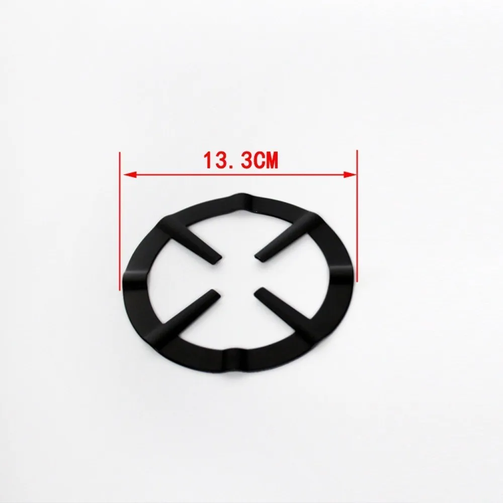 Holder Gas Cooker Support Stove Ring Trivet Camping Iron Heat Diffuser Black Pans 13.3cm Coffee Shelf Moka Pot Simmer