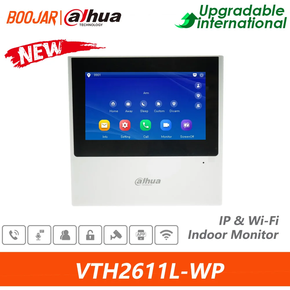 Dahua Original VTH2611L-WP IP & Wi-Fi Indoor Monitor Supports Standard PoE 4.3