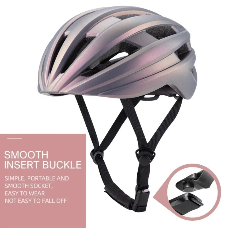High-end Series Color-changing Cycling Helmet Original Design Mountain Bike Helmet with Magnetic Buckle Road Bike Helmet