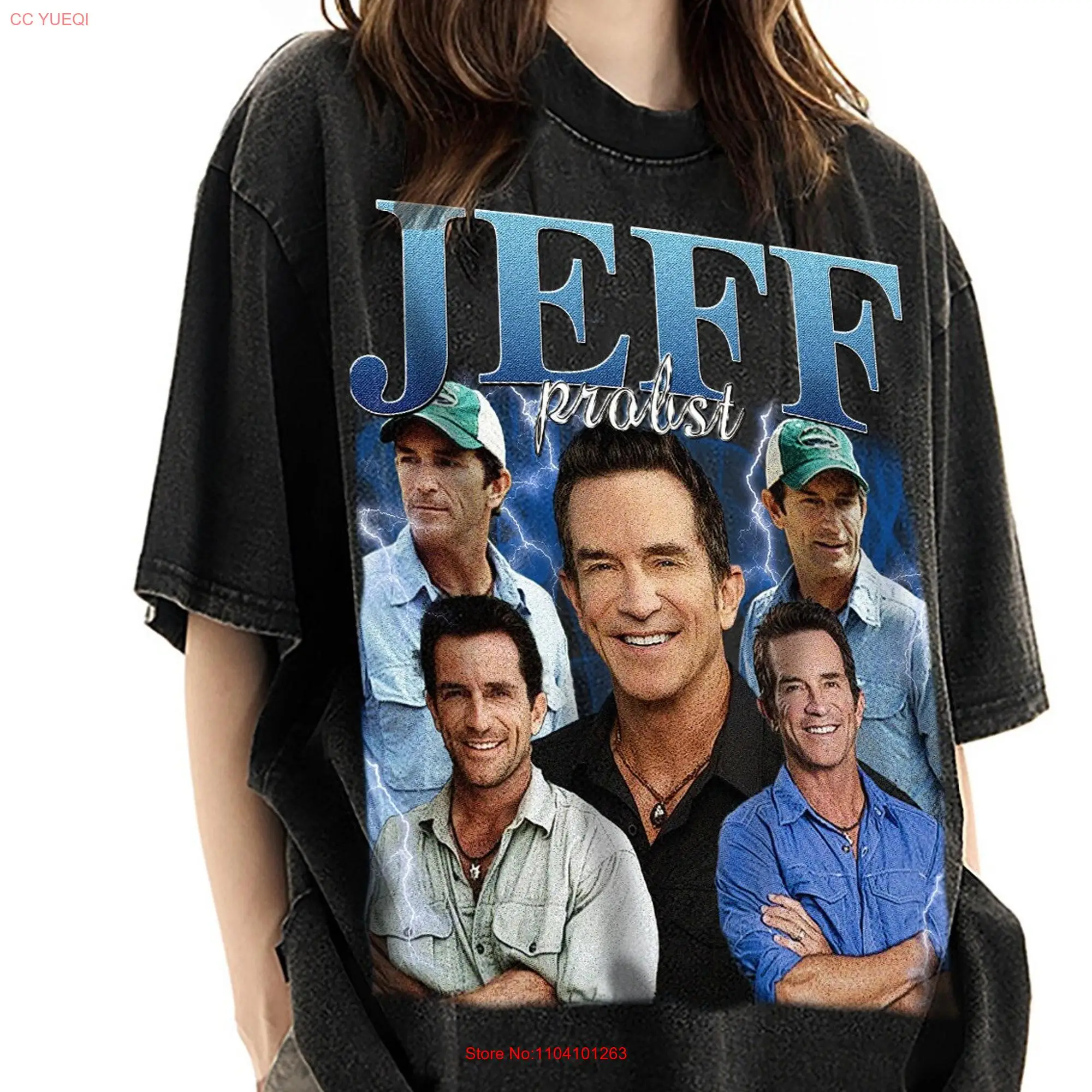 Limited Jeff Probst Vintage T Shirt Presenter Homage tee 90s retro design graphic Ideal for Him and Her