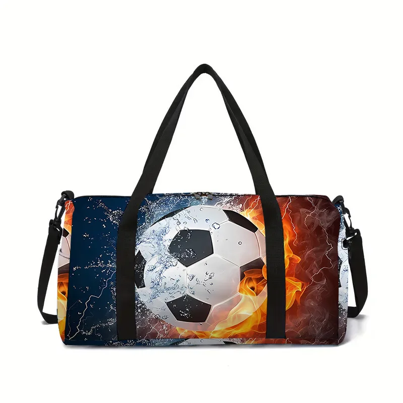 

Молодежные забавные спортивные сумки Harajuku с 3D-принтом в форме бочонка, сумки через плечо для занятий спортом на открытом воздухе, сумки для спортзала и йоги, дорожные сумки большой вместимости