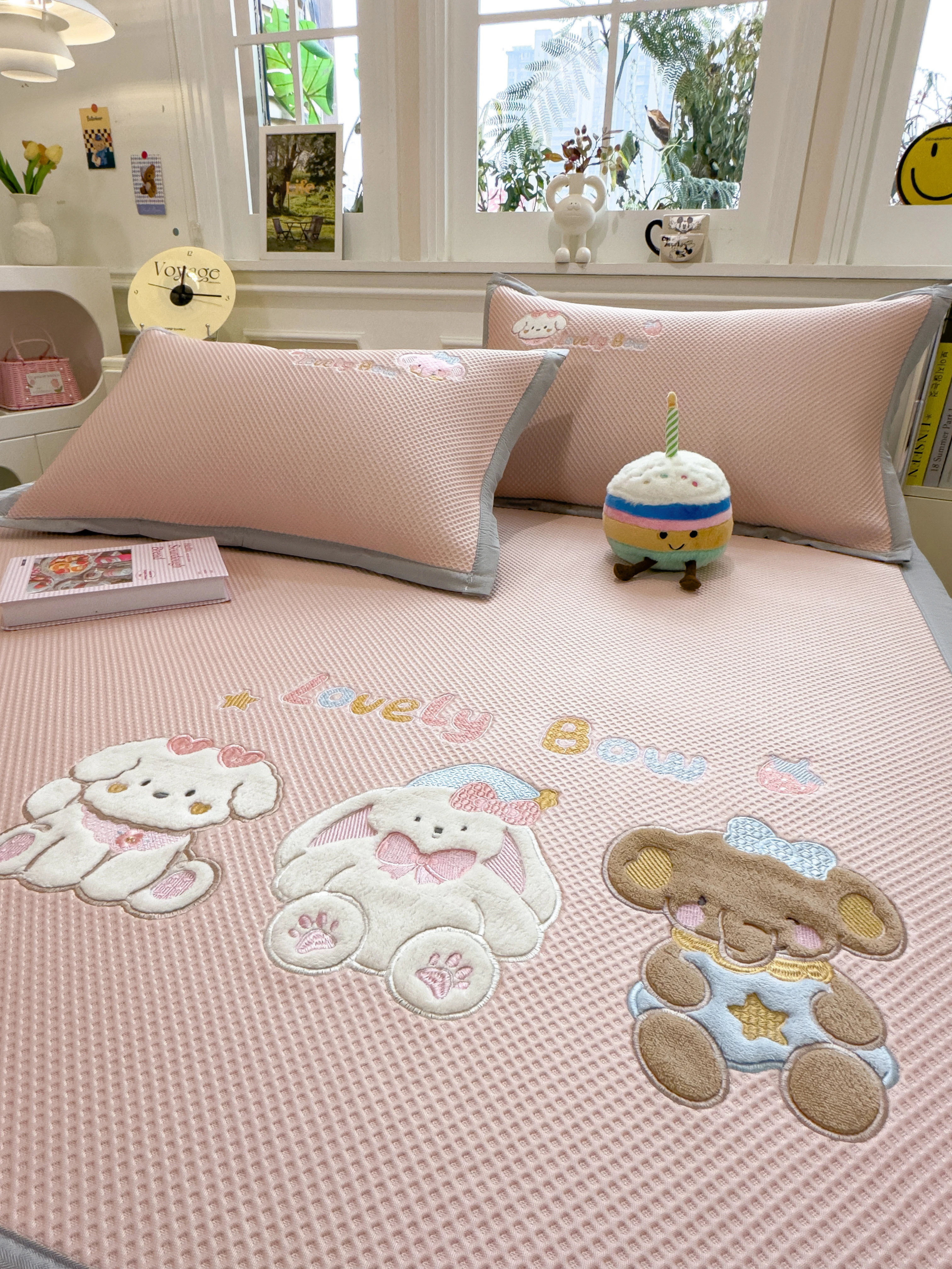tapis-rafraichissant-en-soie-glacee-ensemble-de-trois-pieces-ete-15m-motif-cœur-de-fille-de-dessin-anime-tapis-climatisant-patchwork-respirant-leger