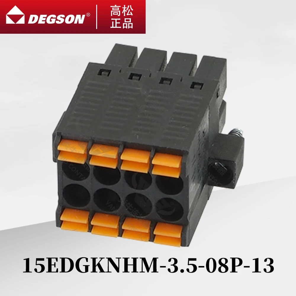 

10Pcs DEGSON 15EDGKNHM-3.5 Pluggable PCB terminal blocks Phoenix Contact DFMC1.5-STF KF2EDGKSM 3.5mm 2PIN-12PIN 320V 9.5A