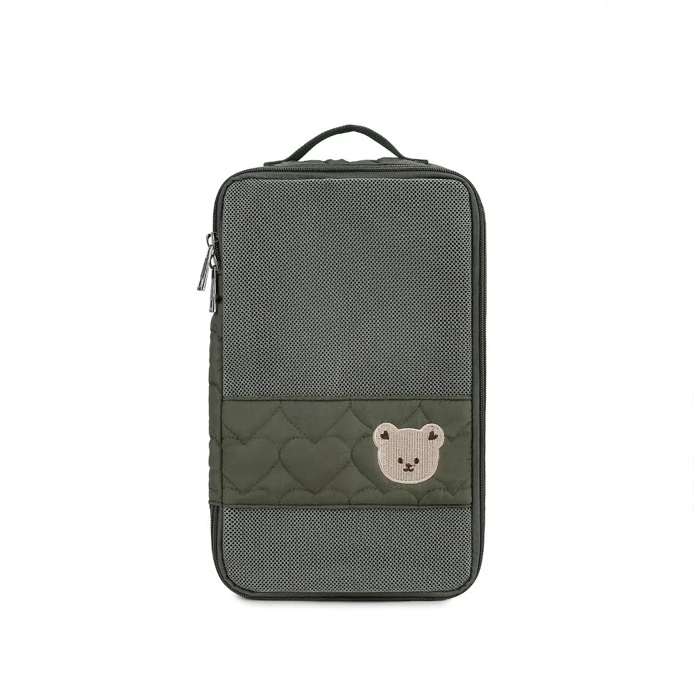 

Водонепроницаемая сумка для детских подгузников с милым дизайном, подвесная, для коляски, с несколькими отделениями и отдельными отсеками для хранения