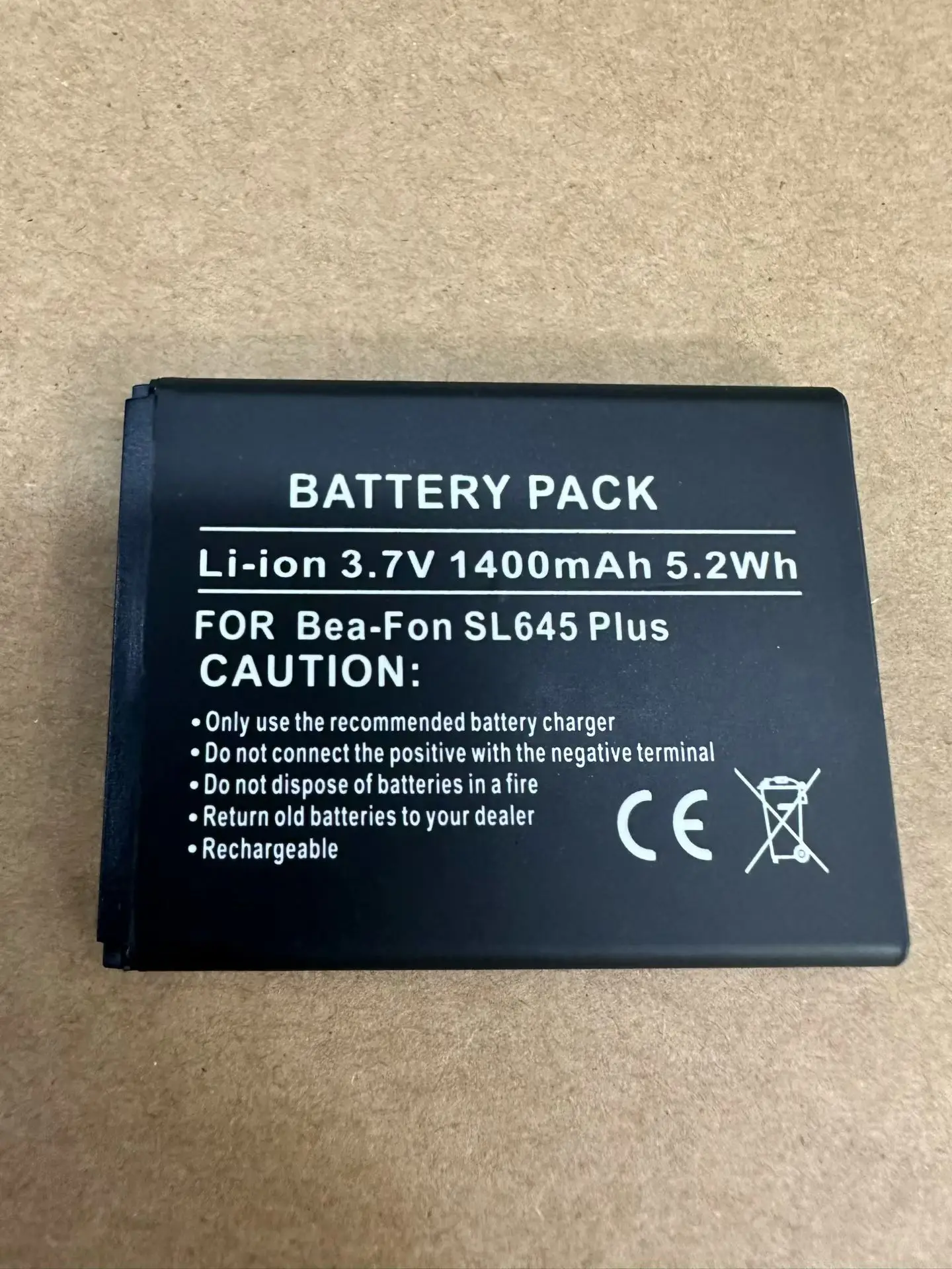 New Battery For Bea-Fon SL645 Plus 1400Mah-image
