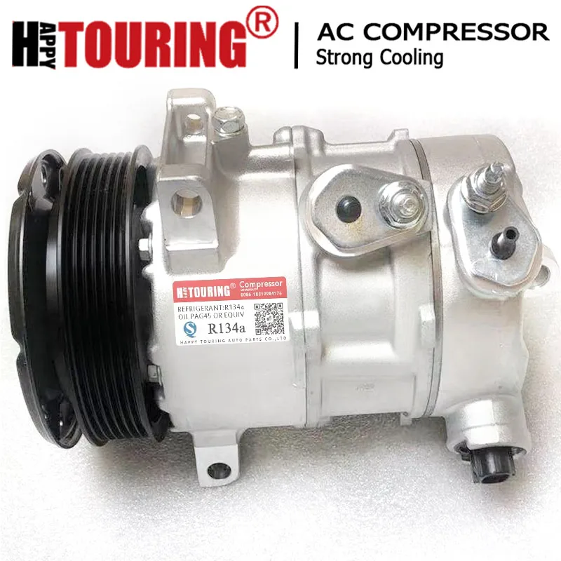 6SEU16C AC Compressor for Chrysler Sebring 200 Dodge Avenger Journey 447190-6851 447190-6852 55111433AD 55111433AC R5111410AE