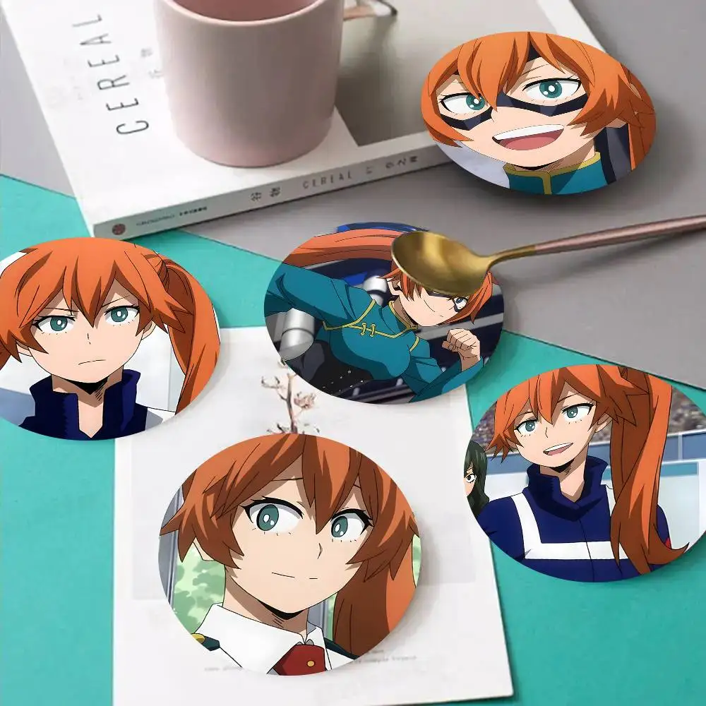 1pc Itsuka Kendo Anime Characters Wooden Coaster Colour Printing Cup Mat Home Desk Decoration Gifts