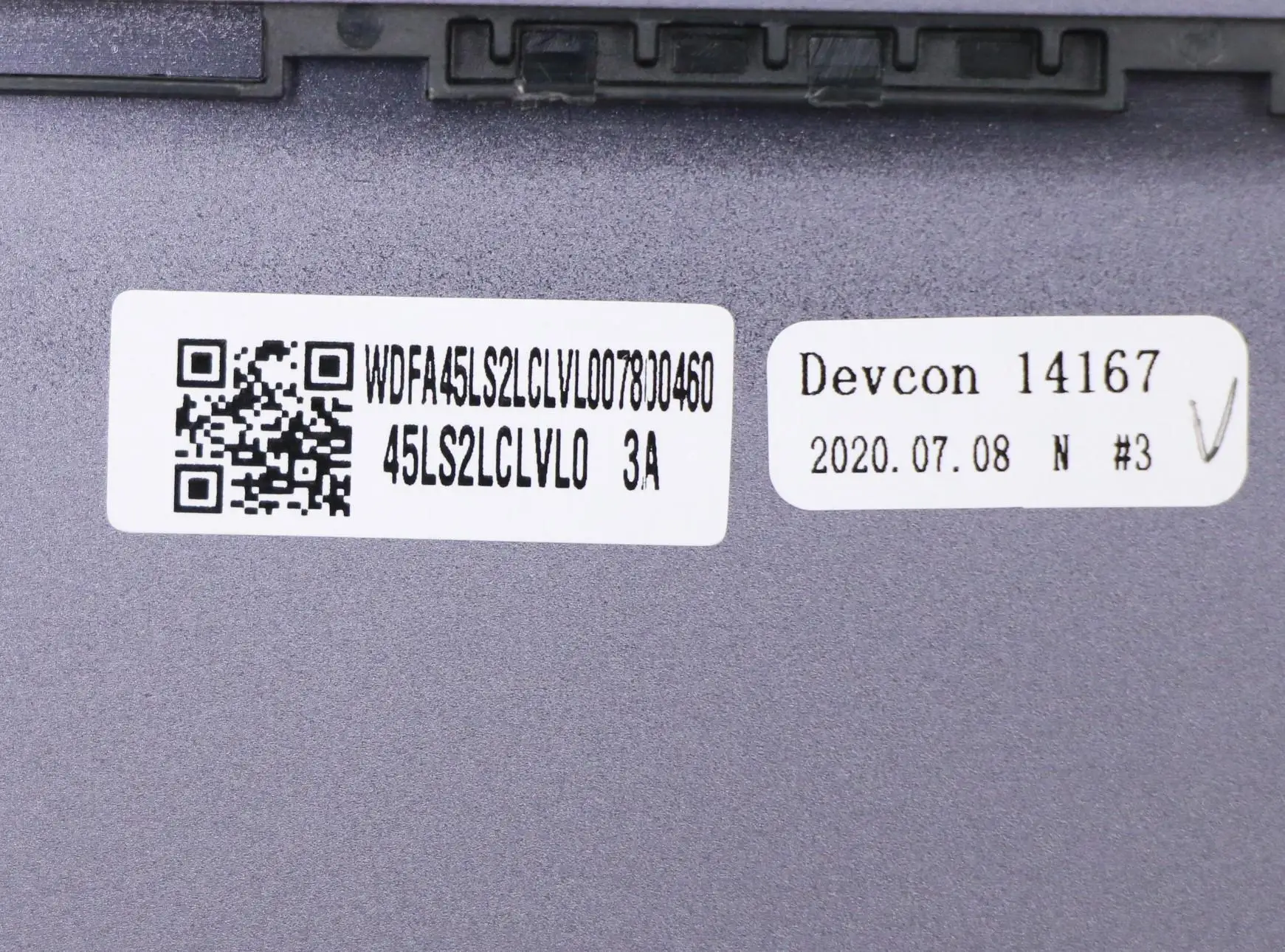 Imagem -04 - Capa para Laptop para Lenovo Yoga Slim 15iil05 715itl05 Laptop Ideapad Lcd Shell Fru Compatível 5cb0x55809 Lbg a Pacote Traseiro Dianteiro