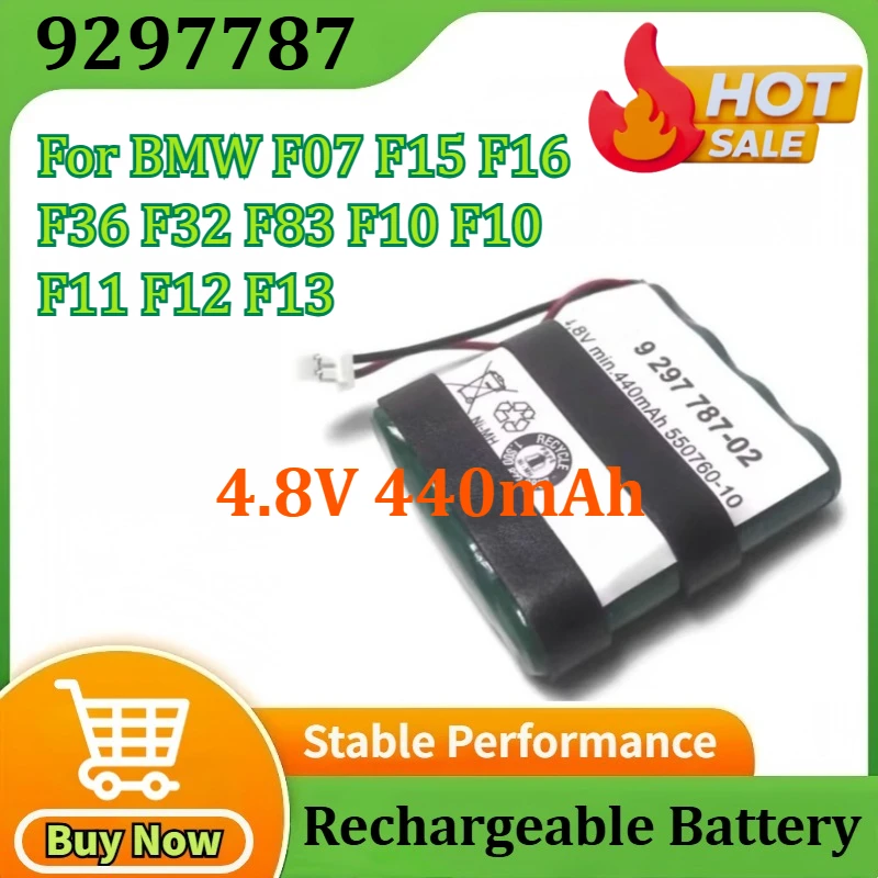 

9297787-02 440mAh Emergency Battery for BMW F07 F15 F16 F36 F32 F83 F10 F10 F11 F12 F13 Replaces Automotive Emergency Battery
