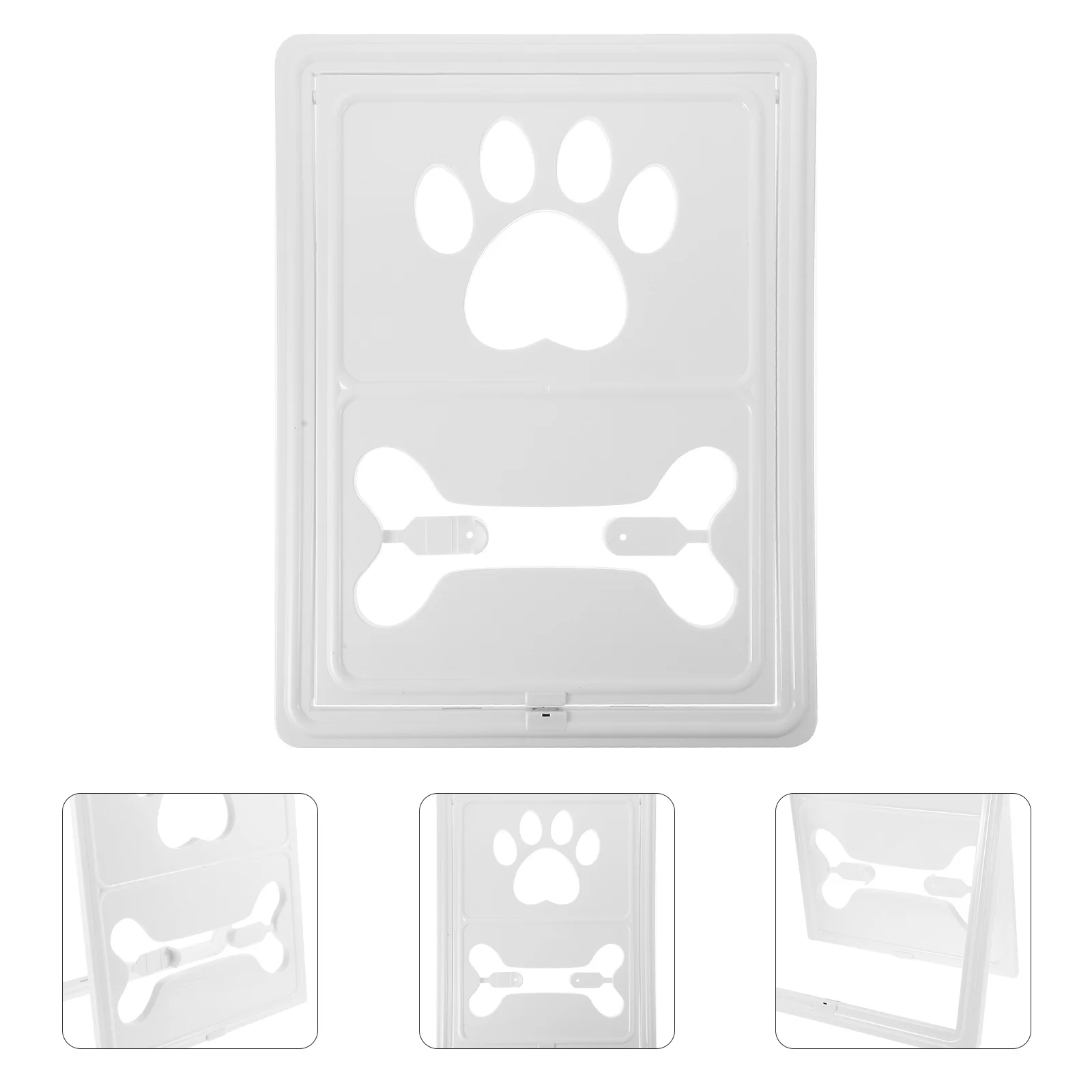 

1Pcs Magnetic Pet Screen Door Automatic Lockable Flap Suitable for Small Dog Cat Hanging Door Hole Pet Window Supplies