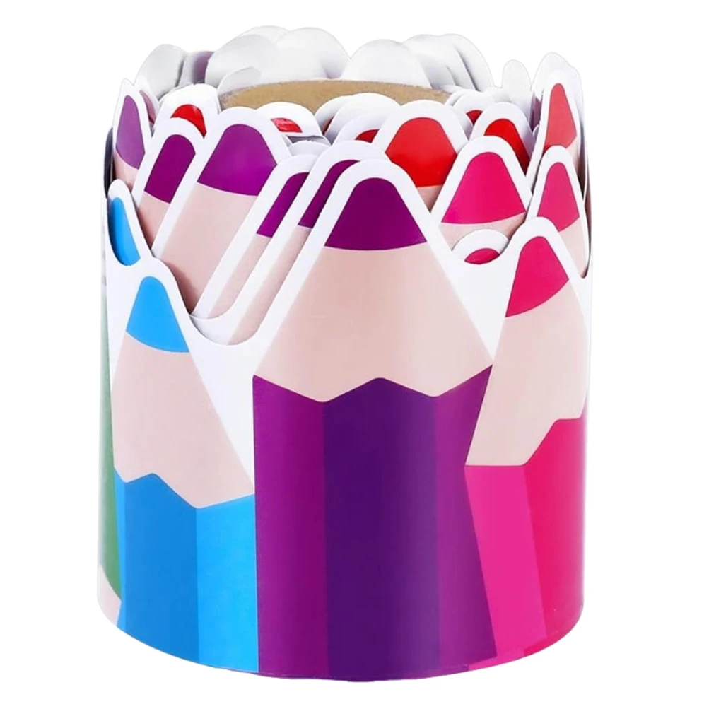 Eye-Catching Pencil Patterns Border Trim Choice For Schools Families Display Borders For Classrooms