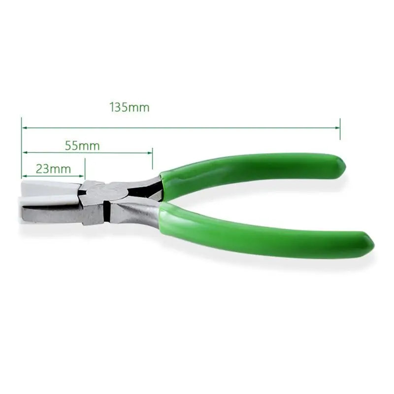 ABJS 3 Pieces of Jewelry Pliers DIY Pliers Six-Segment Hand Winding Modeling Pliers Mini Jewelry Flat Nose Pliers