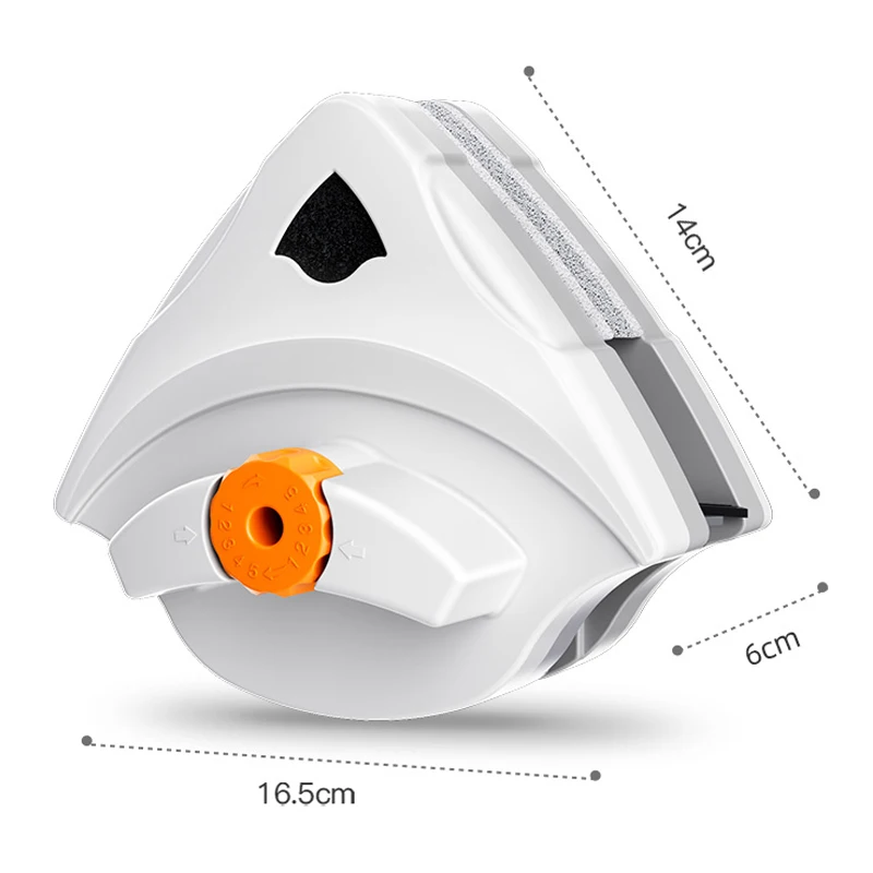 Magnetic window cleaner high-rise window wipe window household double-sided scrub brush scraping cleaning special tool