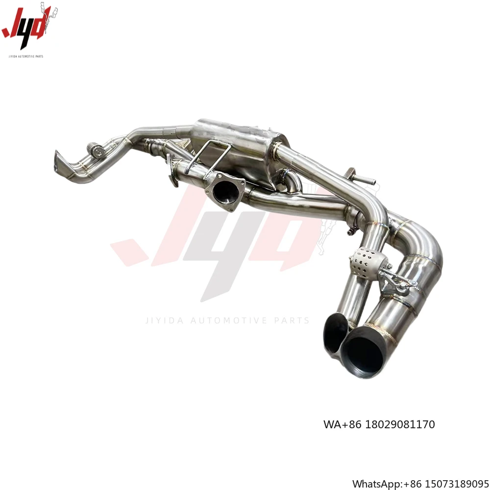 

High-performance Racing Car Exhaust Pipe for R8 V10 5.2L 2022 Stainless Valve-controlled Cat-back Exhaust Pipe Muffler