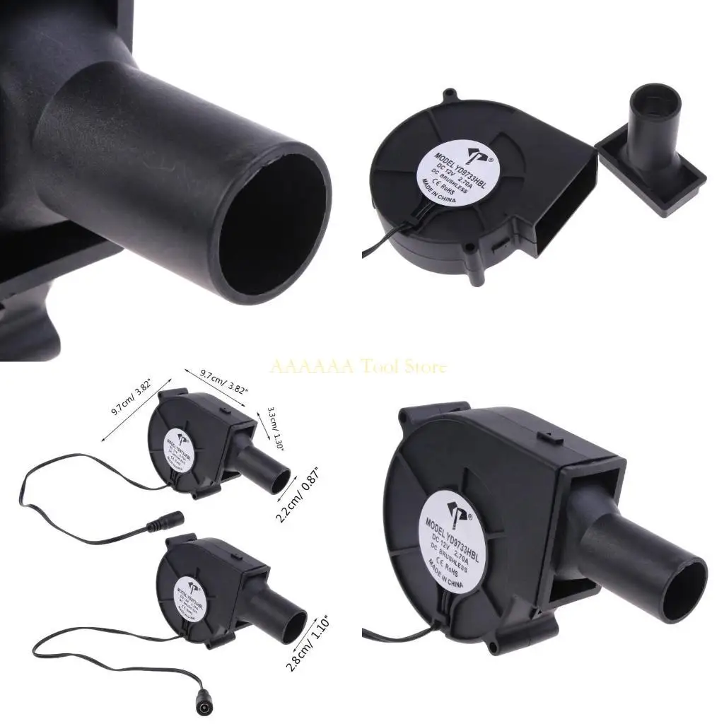 

A2BE 9773 2.7A 4600 об/мин турбонагнетатель гриль вытяжной вентилятор высокая скорость 12 В большой объем воздуха