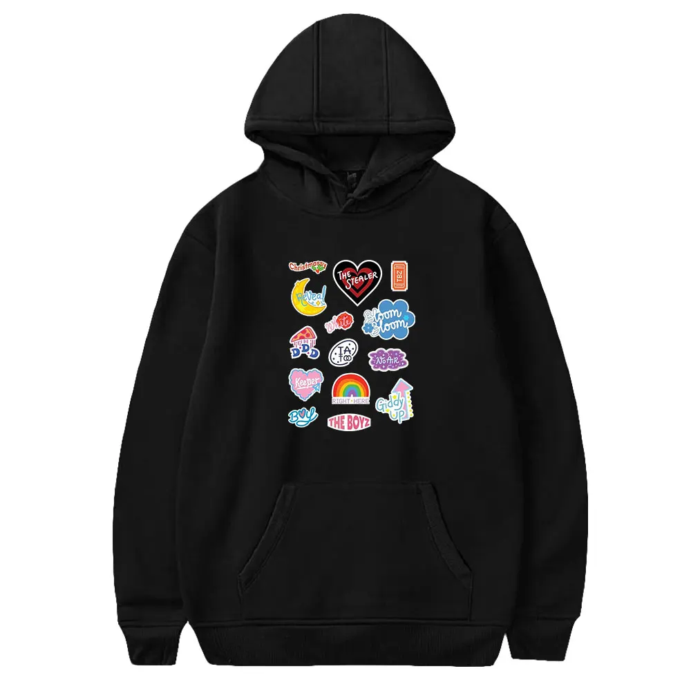 

2026 Kpop The Boyz Hoodie Unisex Long Sleeve Men Women Hooded Sweatshirt Casual Style Fashion Clothes